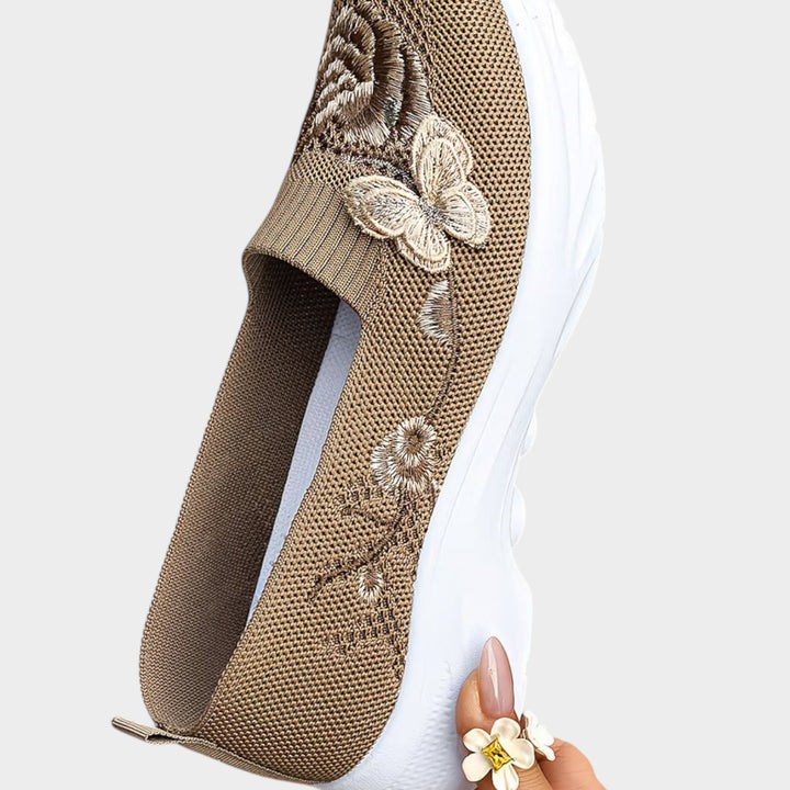 Butterfly Comfort Slip-On Sneakers