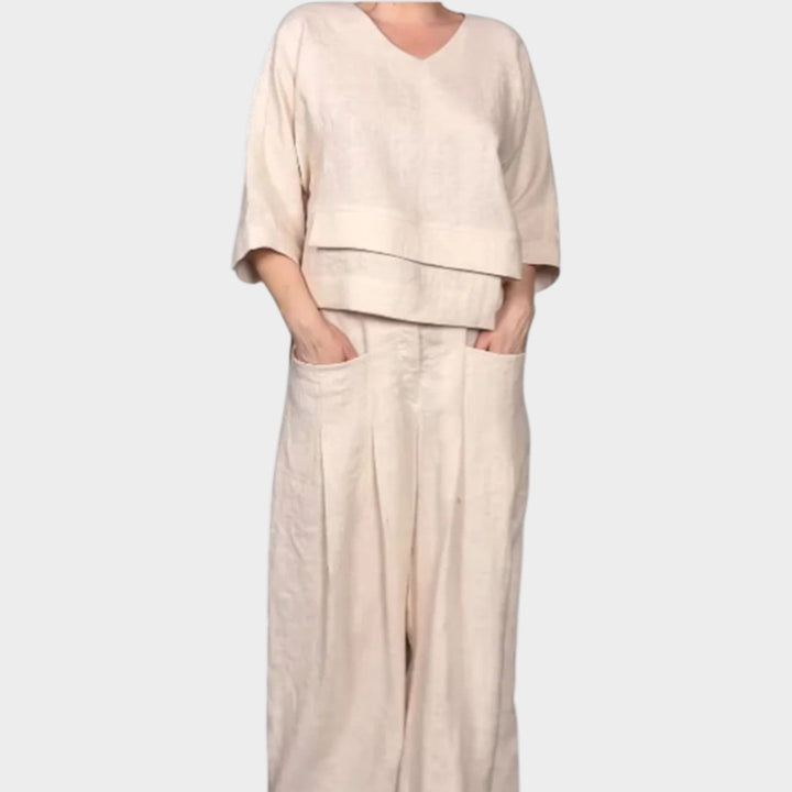 Relaxed Luxe Two-Piece Lounge Set