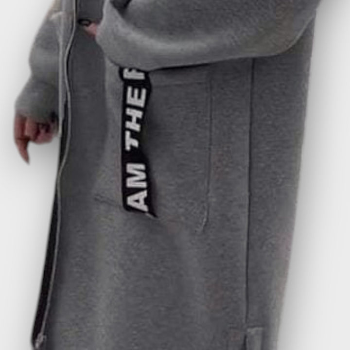 City Comfort Longline Hooded Jacket
