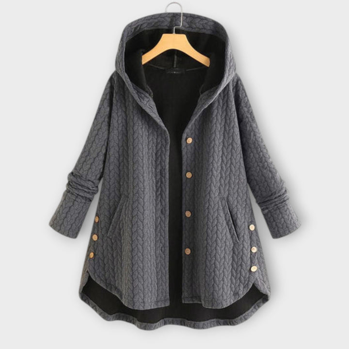 Leslie - Warm Jacket with Buttons