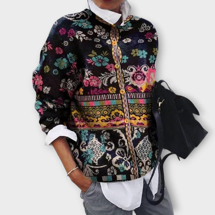 Bohemian-Inspired Button-Up Tapestry Shirt