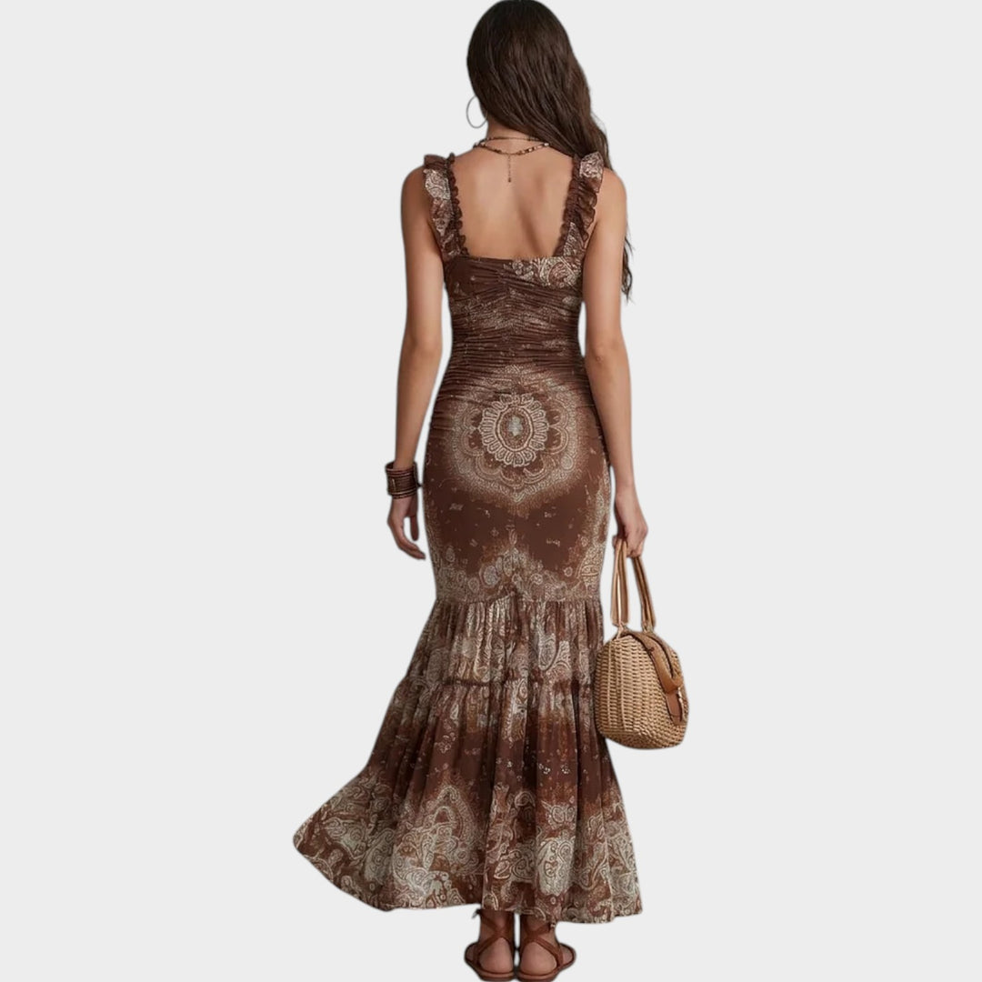 Boho Sculpt Maxi Dress