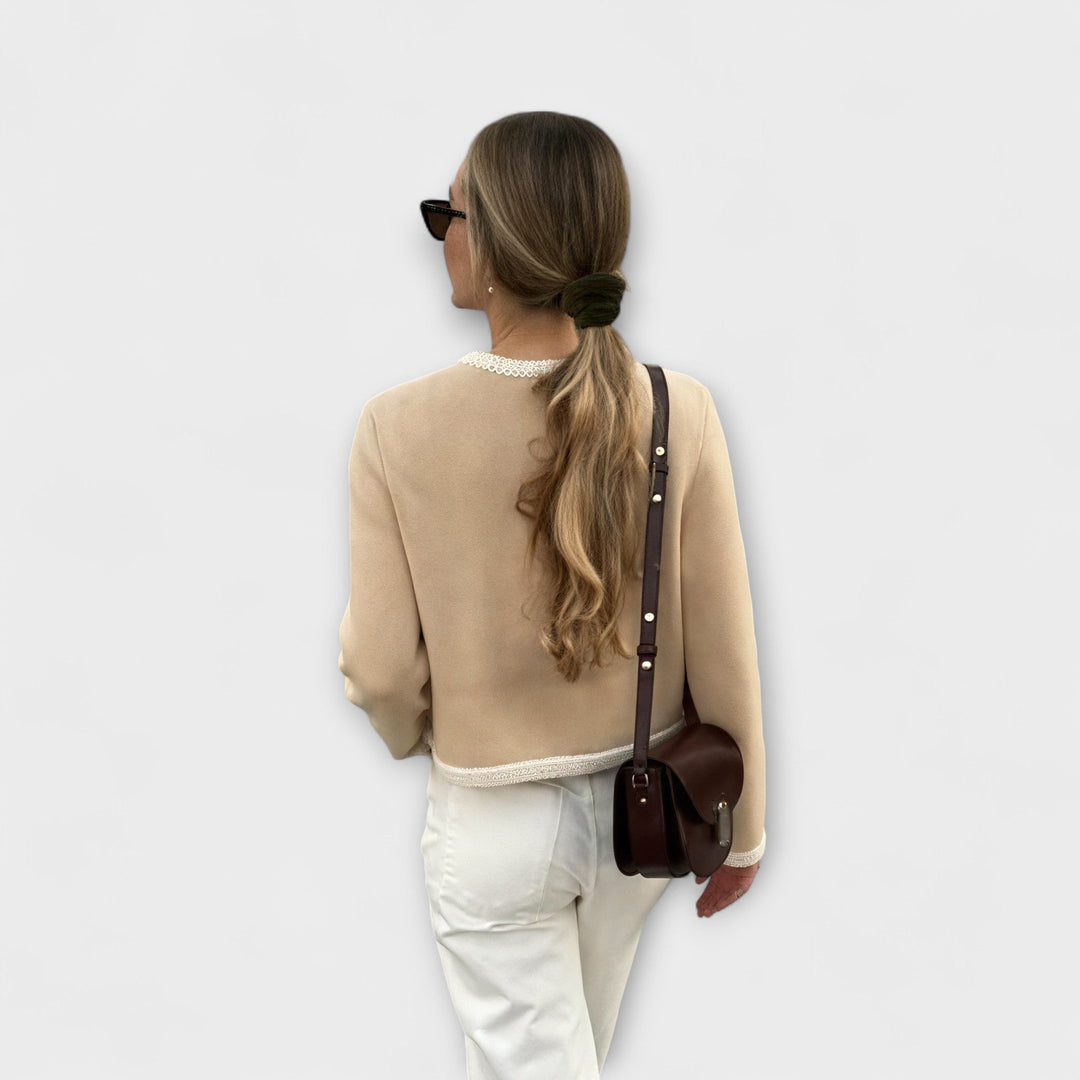 Elegant Cardigan with Stylish Decorative Pockets