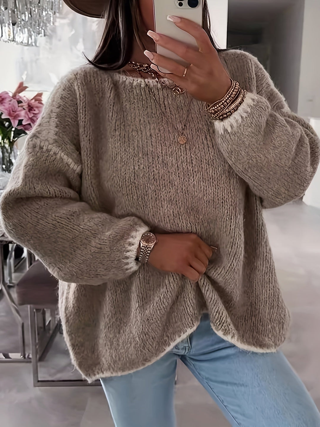 Anna | Trendy Knit Pullover