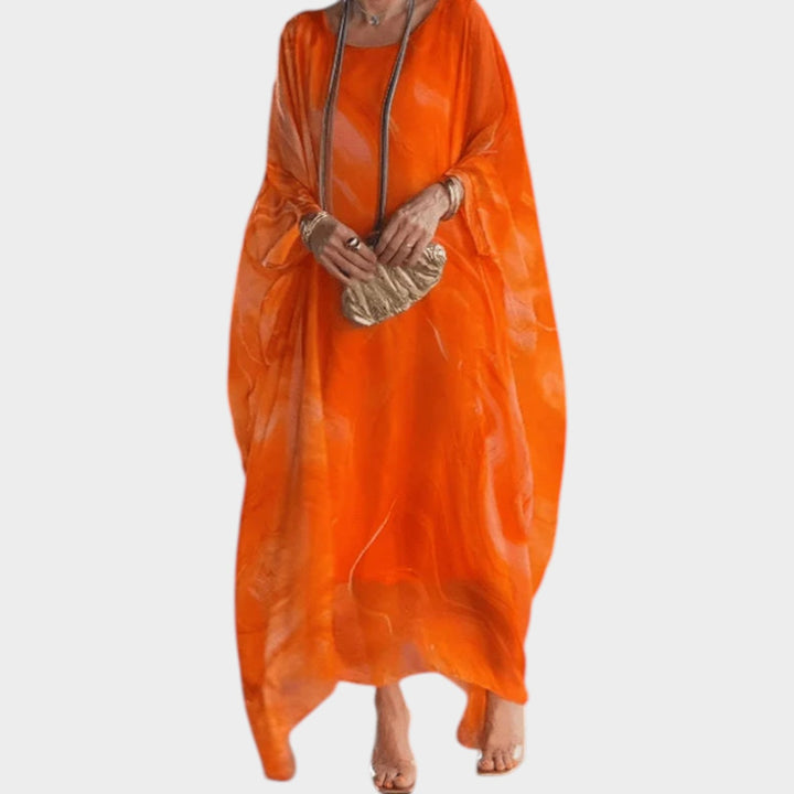 Artistic Flow Maxi Kaftan Dress