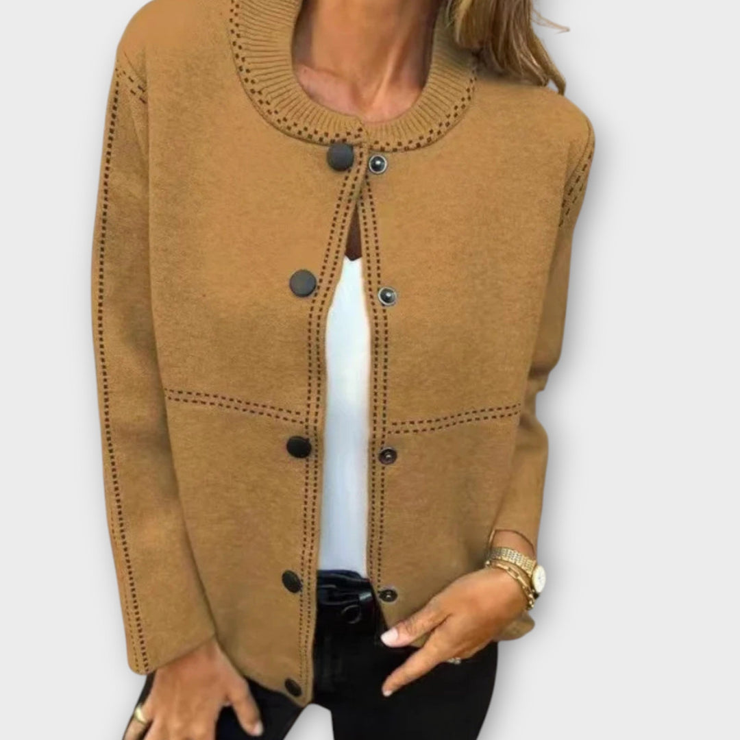 Timeless Button-Front Cardigan with Easy Elegance