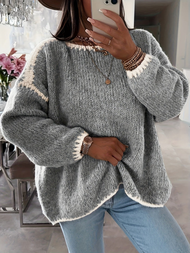 Anna | Trendy Knit Pullover