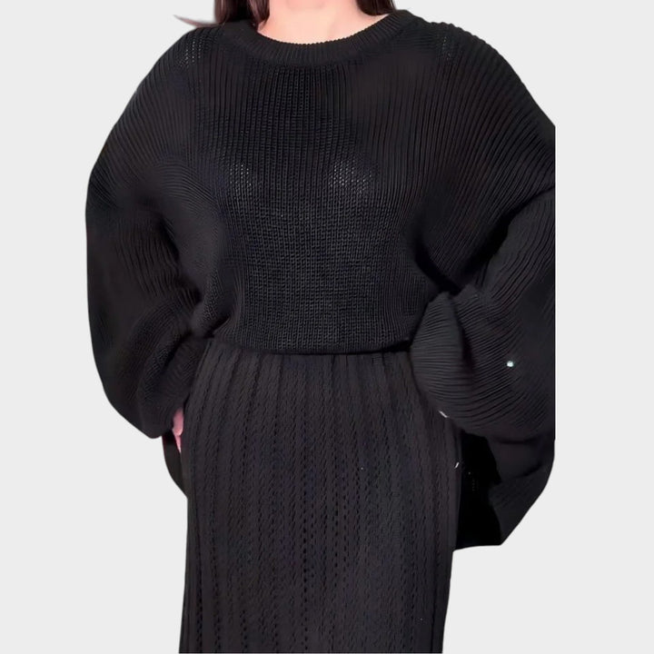 Elegant Knit Two-Piece Set