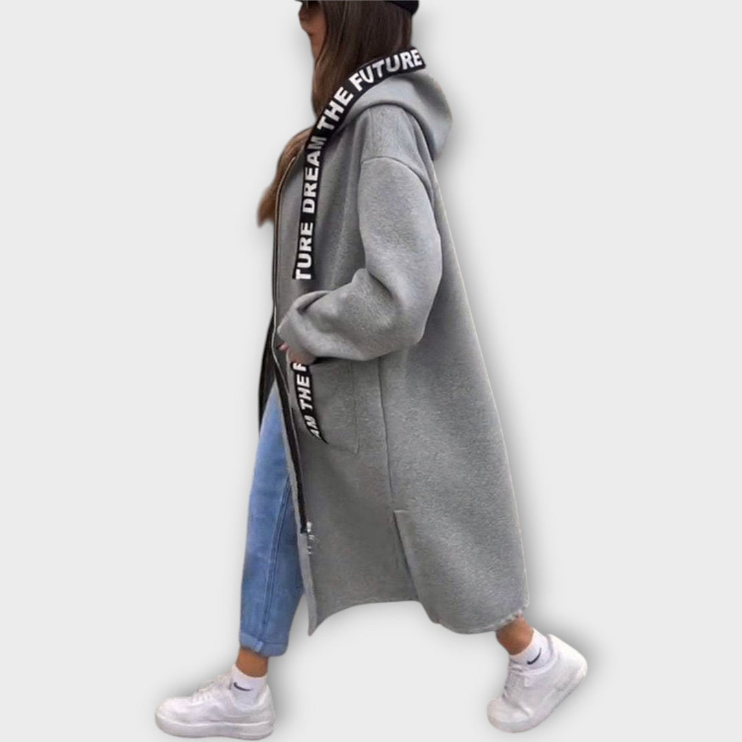 City Comfort Longline Hooded Jacket