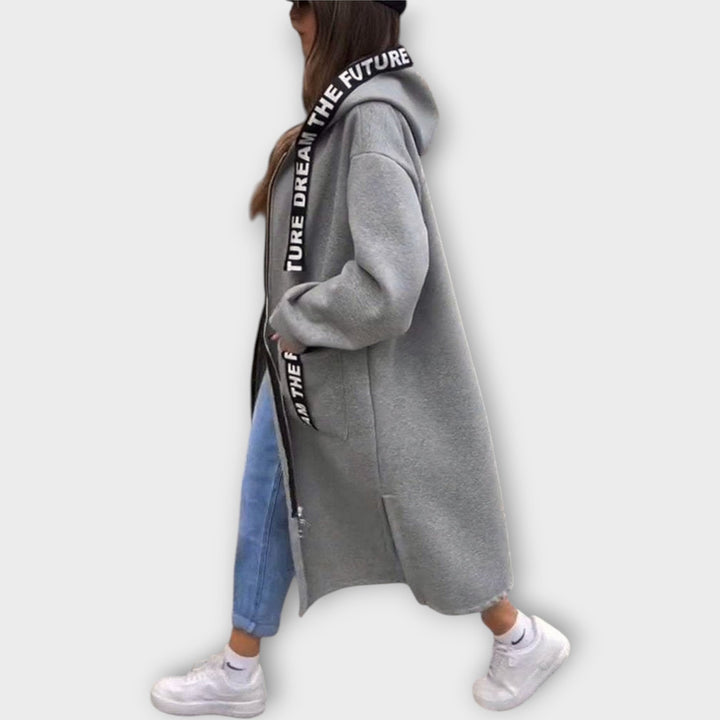 City Comfort Longline Hooded Jacket