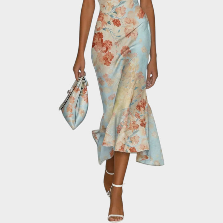 Elegant Off-Shoulder Midi Dress