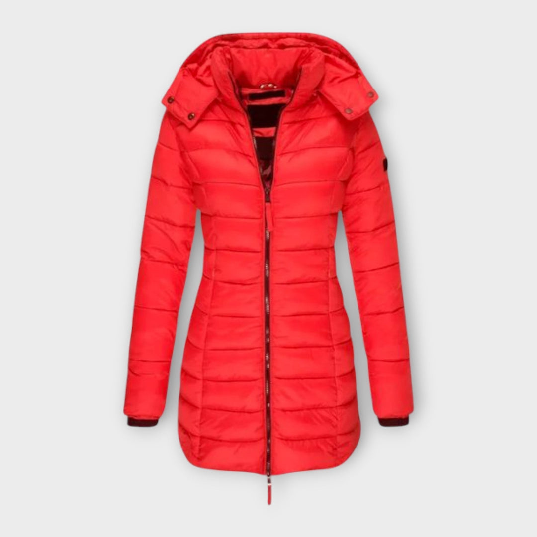 Featherweight Extended-Length Puffer Coat