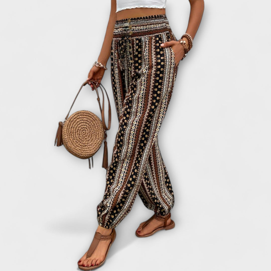 Pants with Ethnographic Design