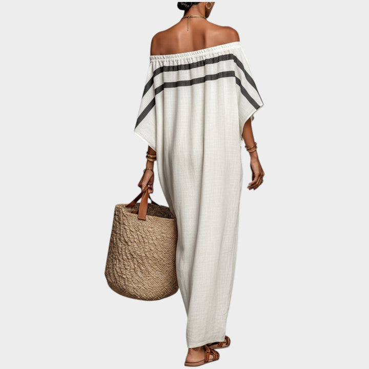 Off-Shoulder Maxi Dress