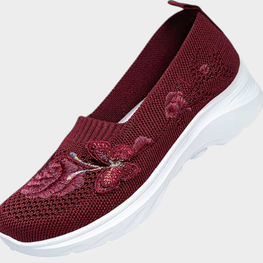 Butterfly Comfort Slip-On Sneakers