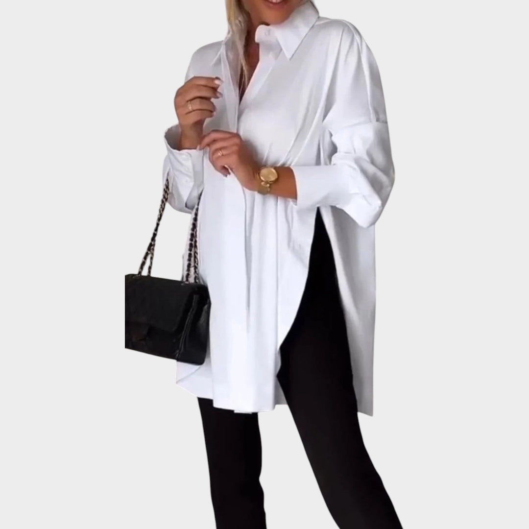 Oversized Classic Button-Up Shirt