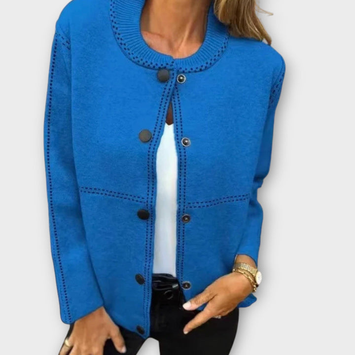 Timeless Button-Front Cardigan with Easy Elegance