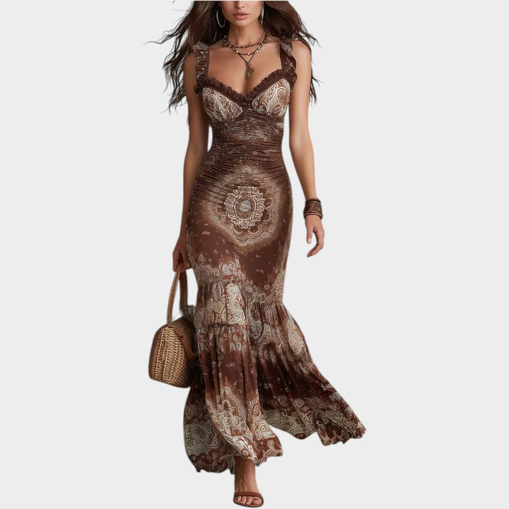 Boho Sculpt Maxi Dress
