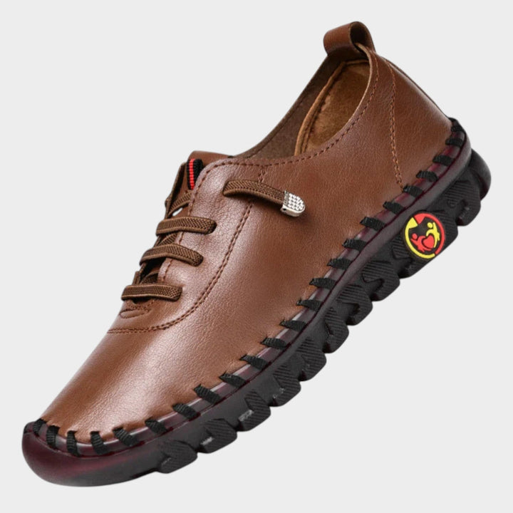 ComfortFlex Leather Casual Walking Shoes