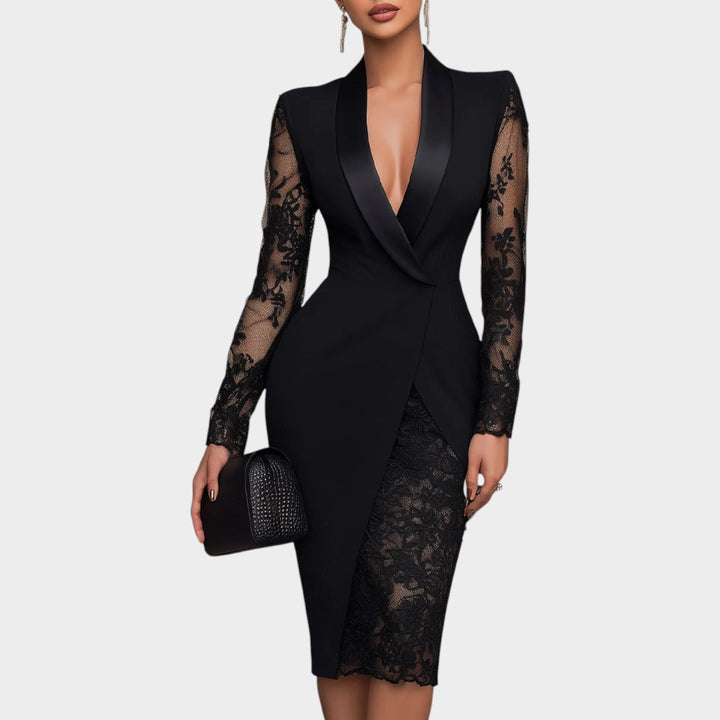 Lace Affair Midi Dress