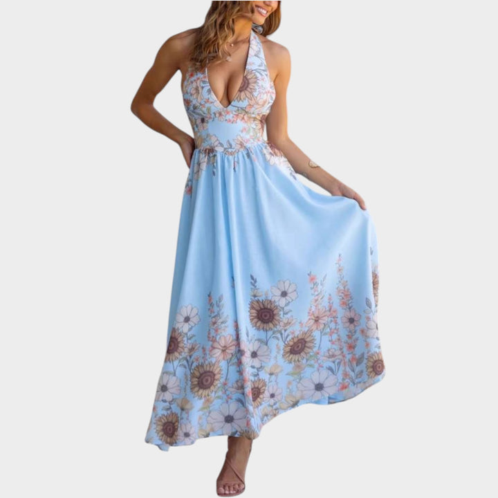 Elegant Floral Maxi Dress