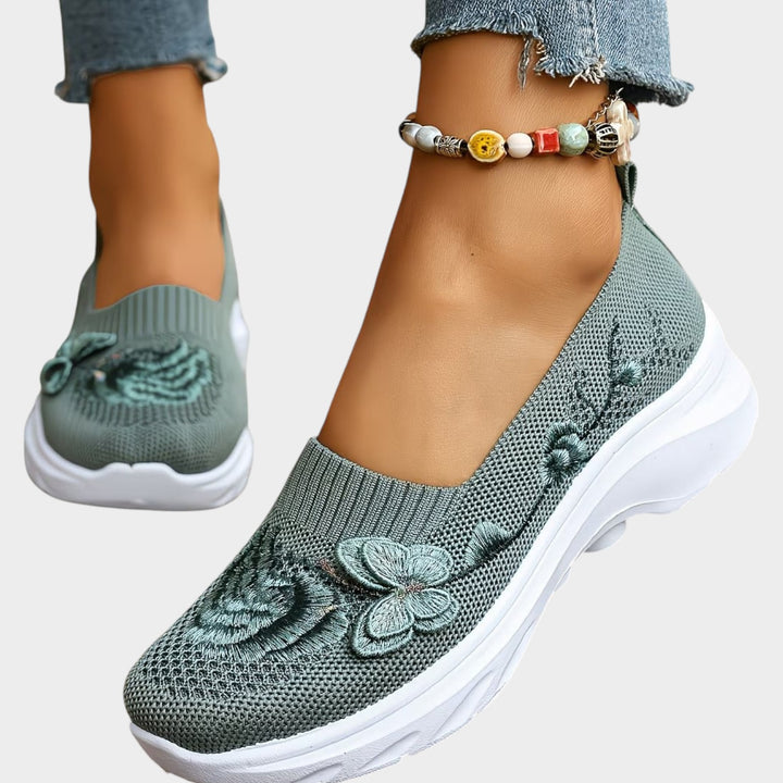 Butterfly Comfort Slip-On Sneakers
