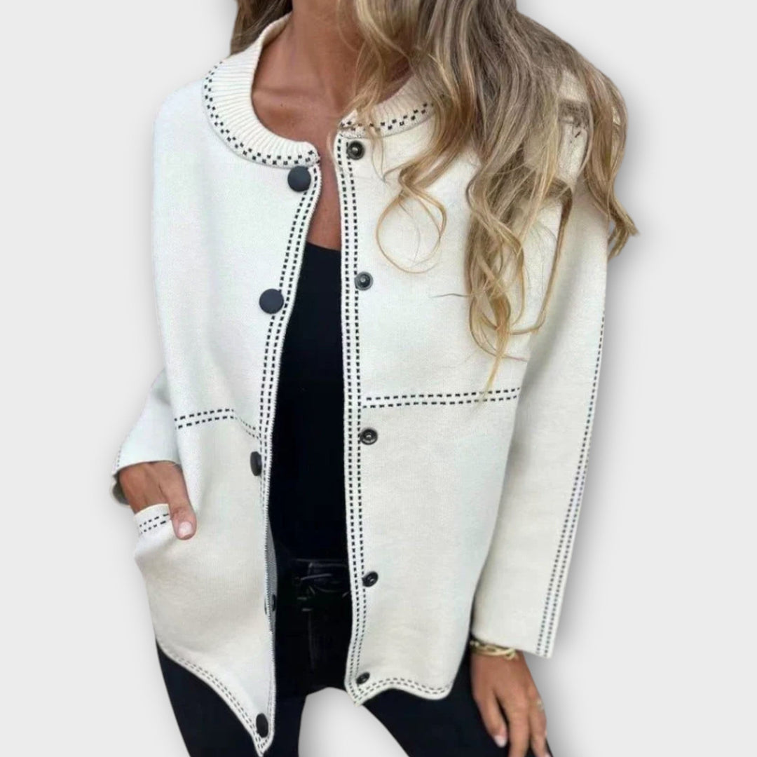 Timeless Button-Front Cardigan with Easy Elegance