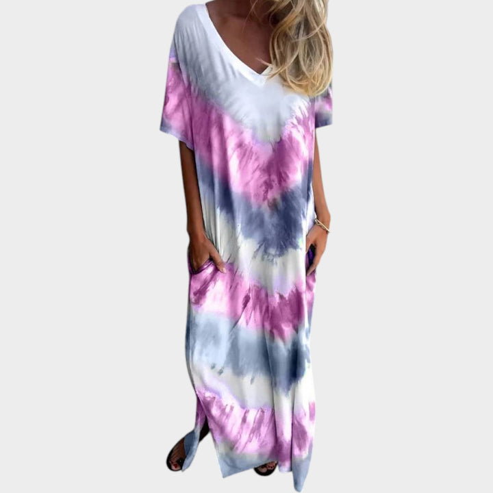 Effortless Tie-Dye Maxi Dress