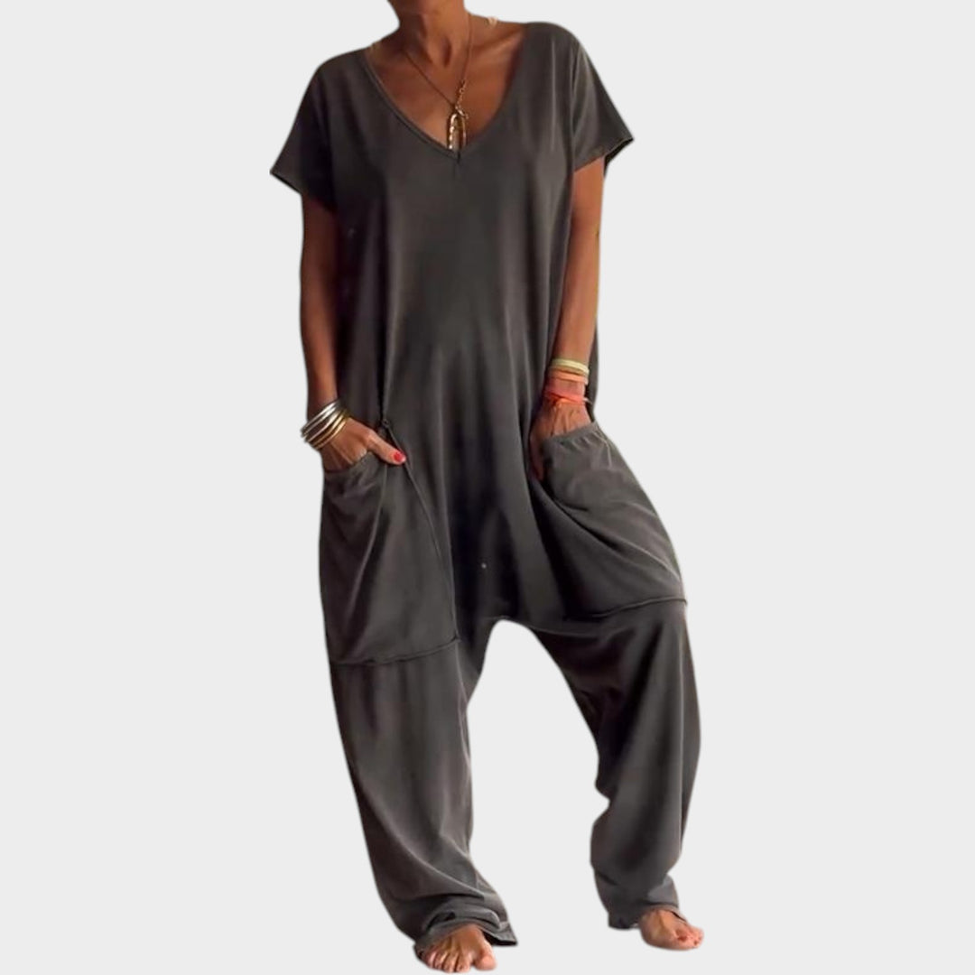 Casual Loose-Fit Jumpsuit
