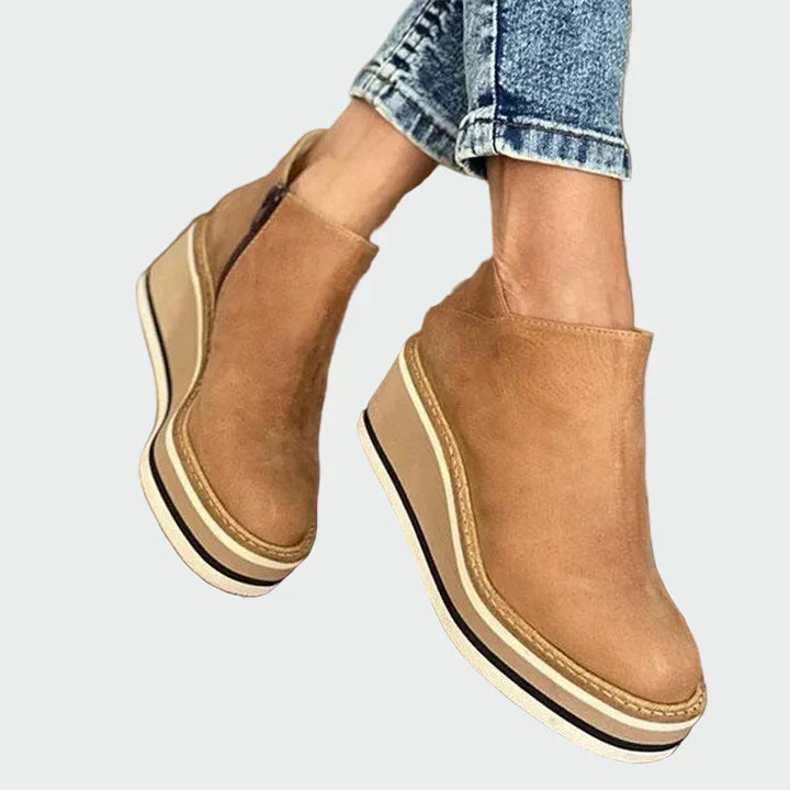 Inca Leather Ankle Booties