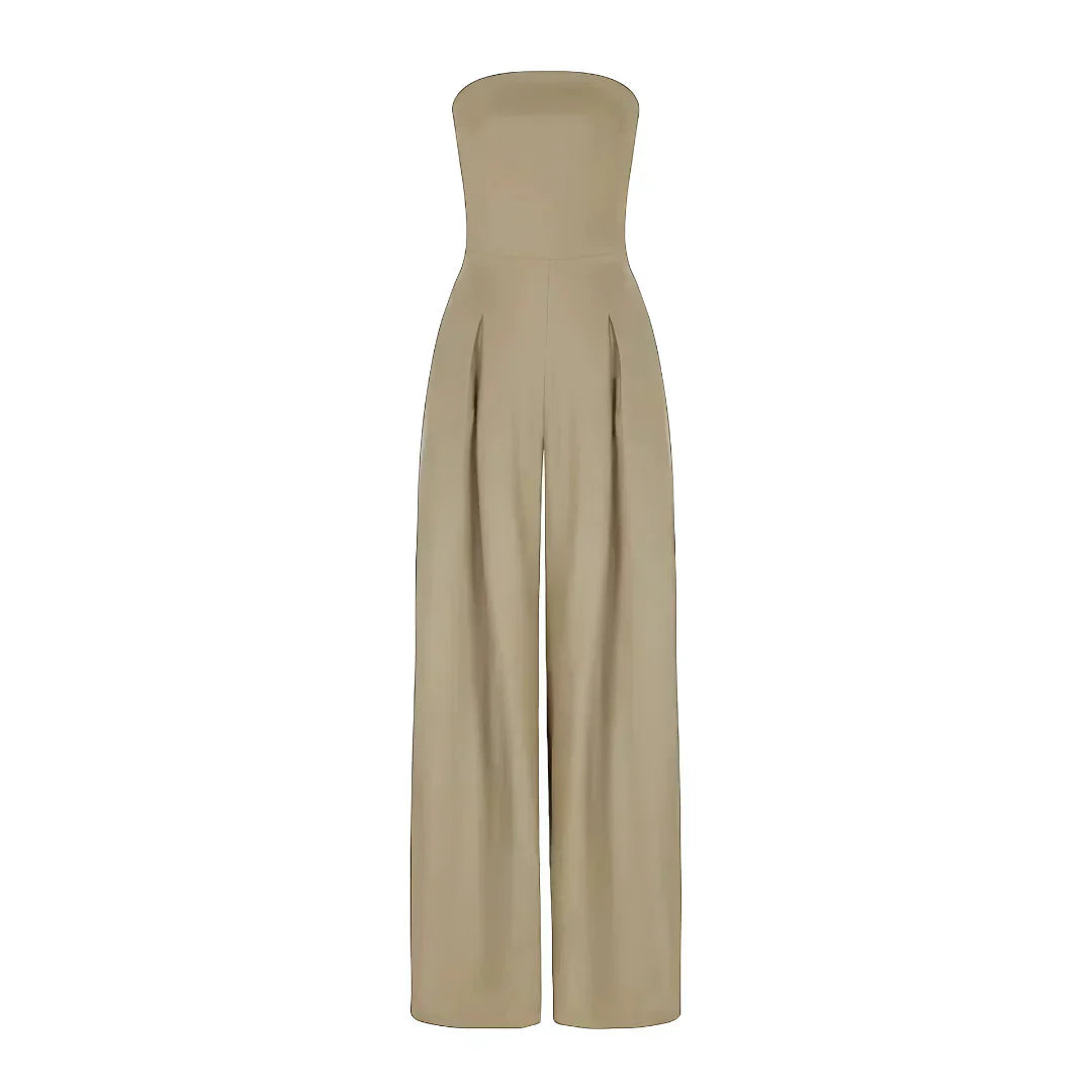 Full Body Jumpsuit with Strapless Corset