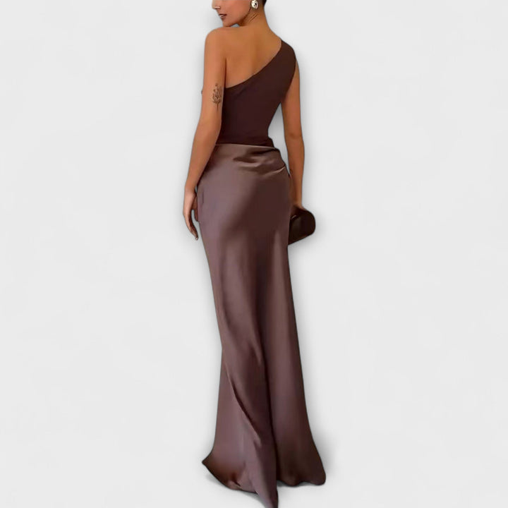 Maxi Dress with Open Shoulder