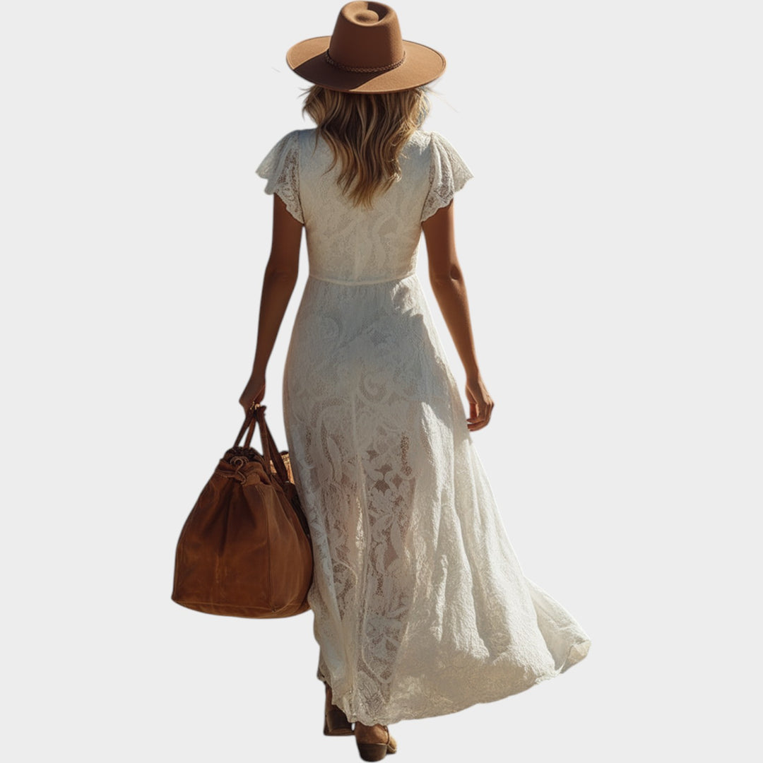 Boho Lace Maxi Dress