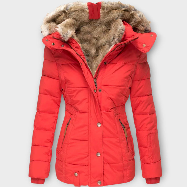 Premium Winter Parka Featuring Faux Fur Hood