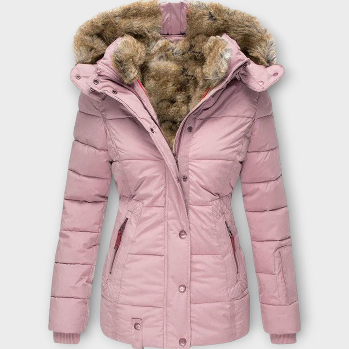 Premium Winter Parka Featuring Faux Fur Hood