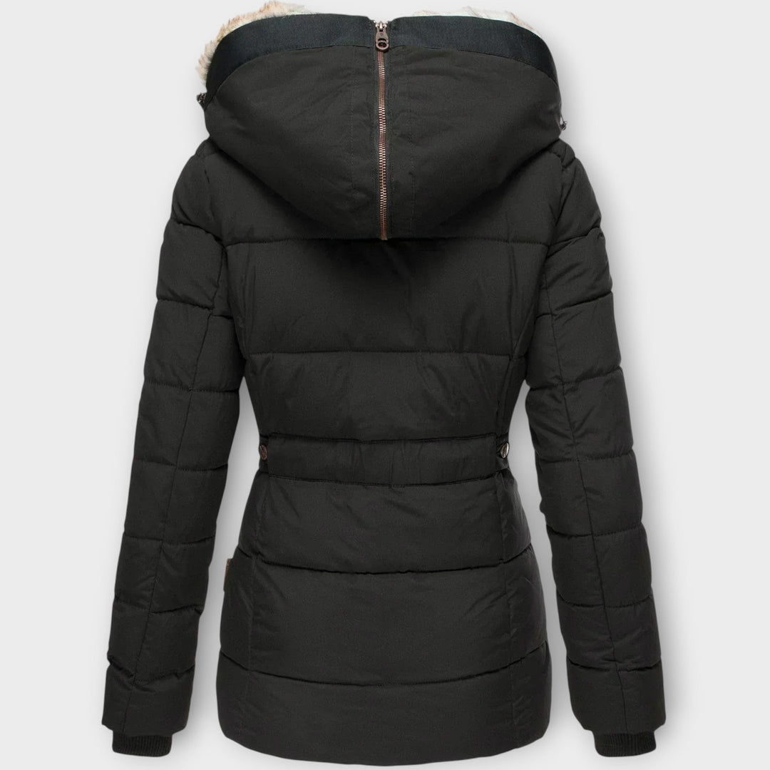 Premium Winter Parka Featuring Faux Fur Hood