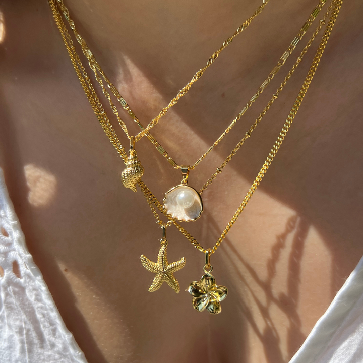Shell Design Necklace