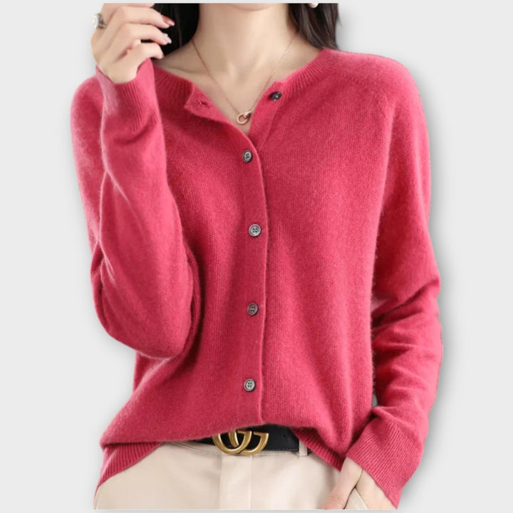 Elena | Classic Button-Up Cardigan