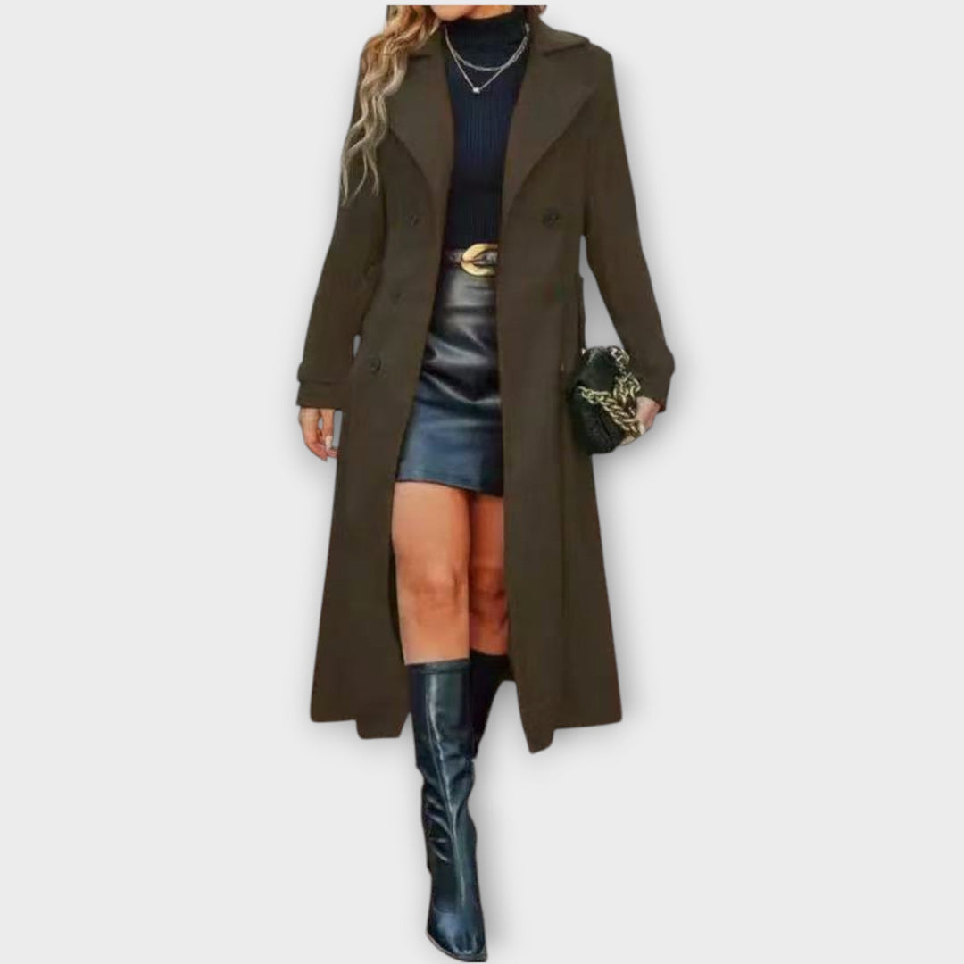 Elegant Longline Winter Coat