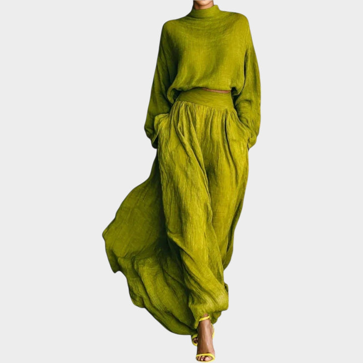 Flowing Two-Piece Maxi Set