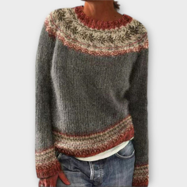 Suzu - Vintage Knitted Sweater for Women