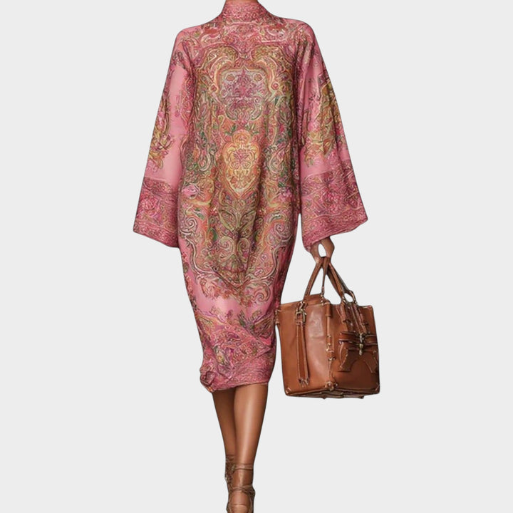 Boho Luxe Printed Midi Dress