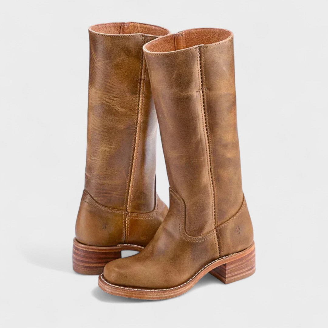 Timeless Leather Knee-High Boots