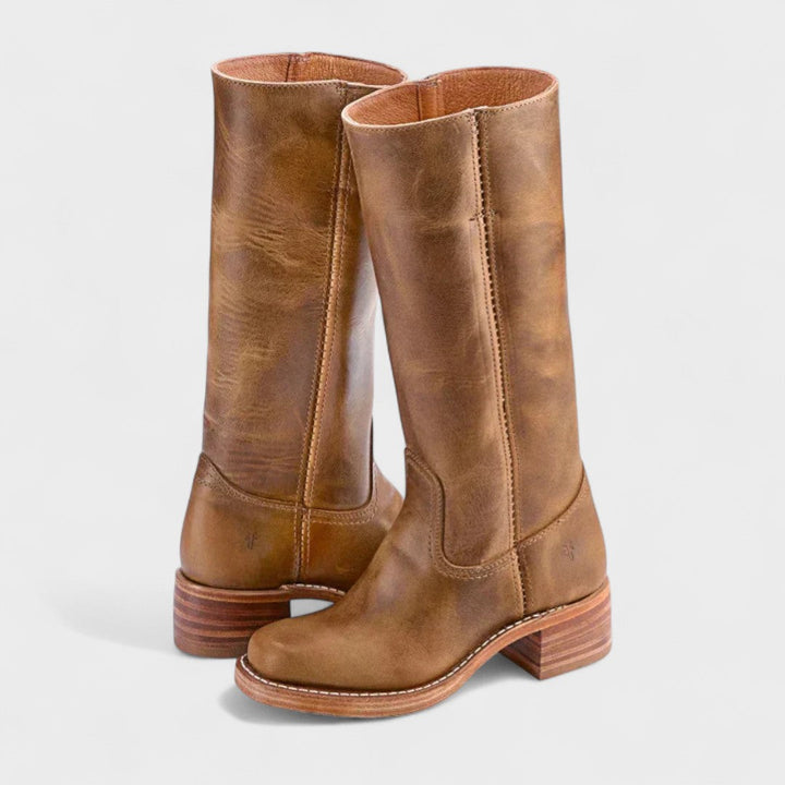 Timeless Leather Knee-High Boots