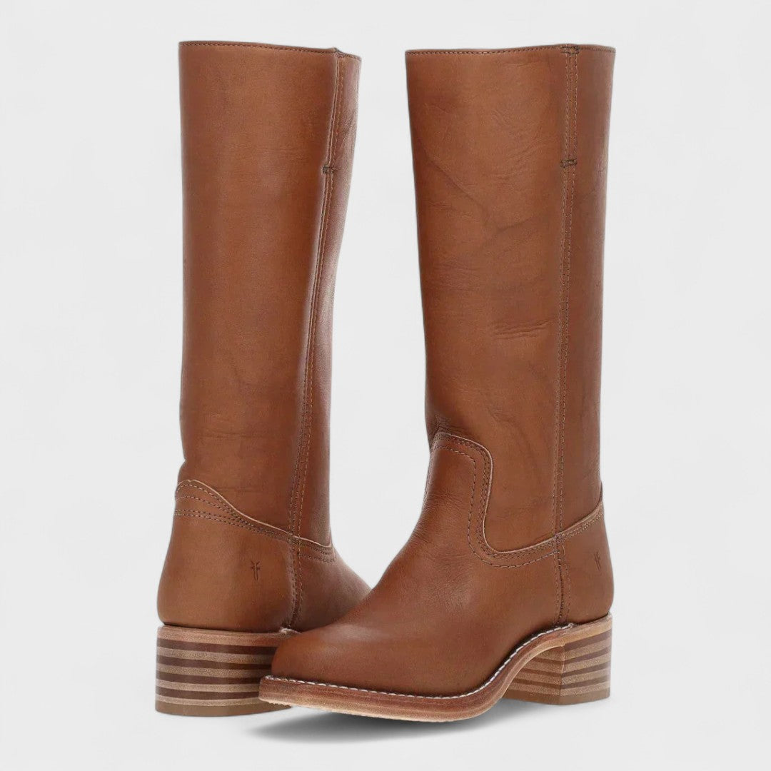 Timeless Leather Knee-High Boots