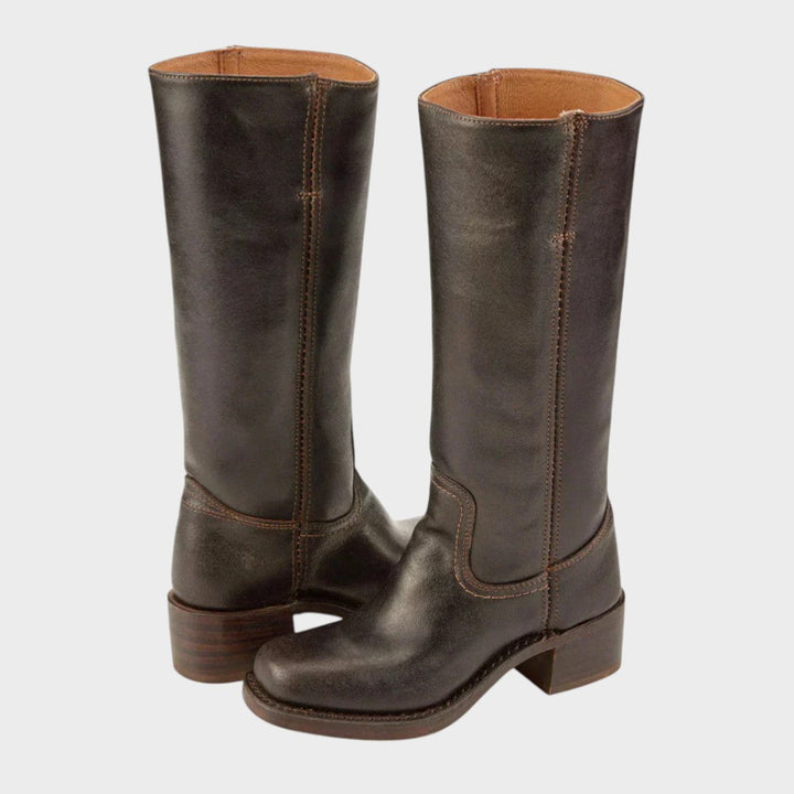 Timeless Leather Knee-High Boots