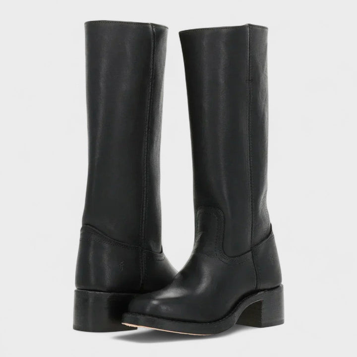 Timeless Leather Knee-High Boots