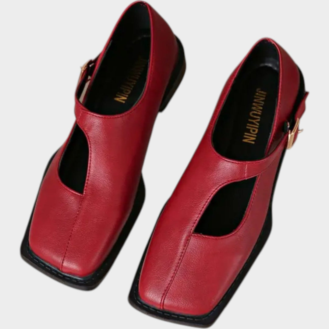 Classic T‑Strap Flat Shoes