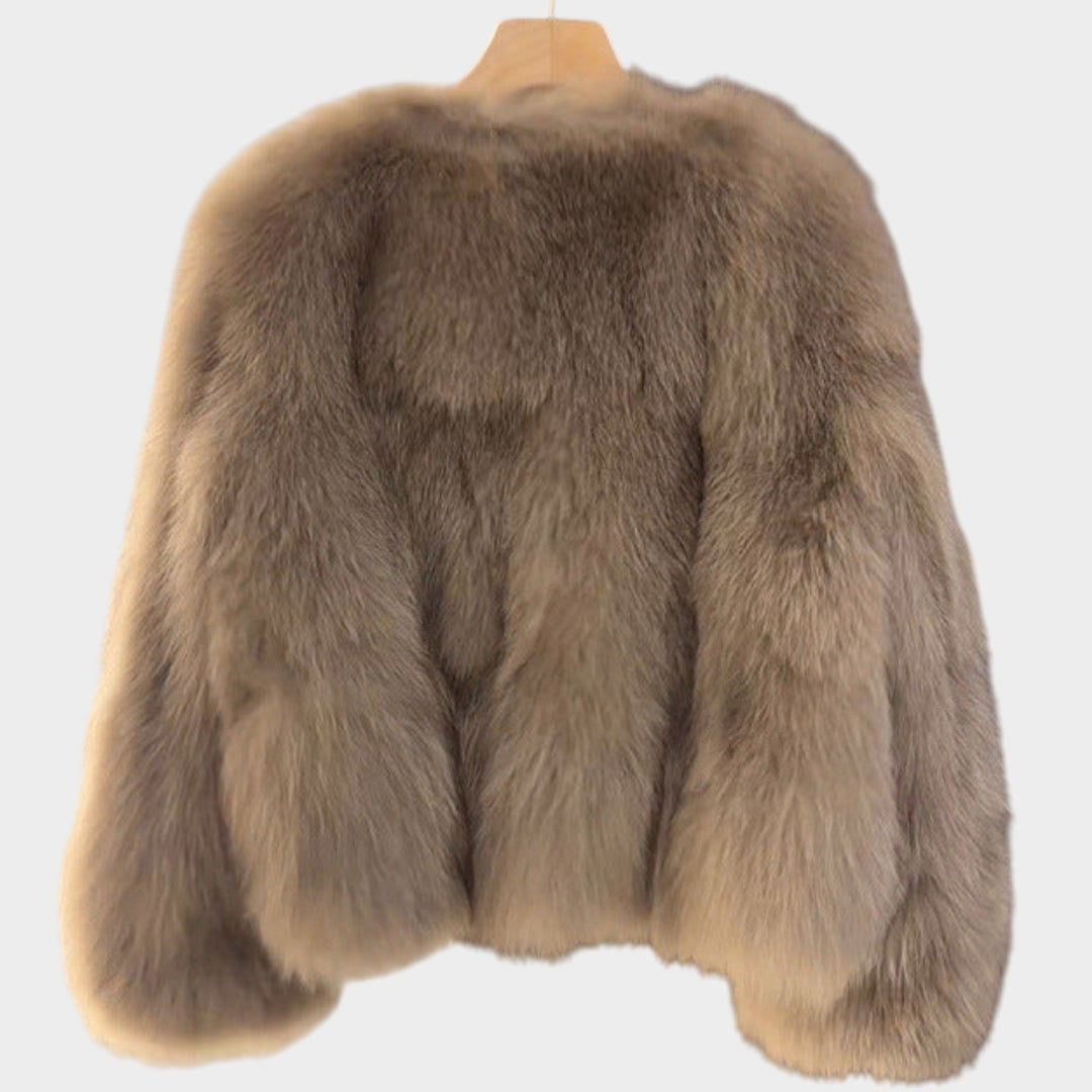 Luxury Faux Fur Statement Jacket