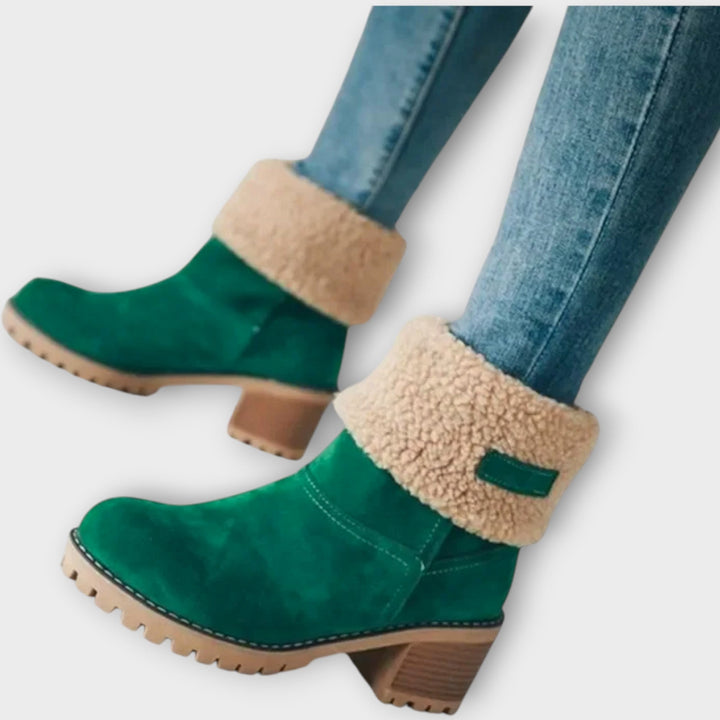 Cozy Faux Fur-Lined Winter Ankle Boots